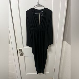 Nastygal Black Wing Dress